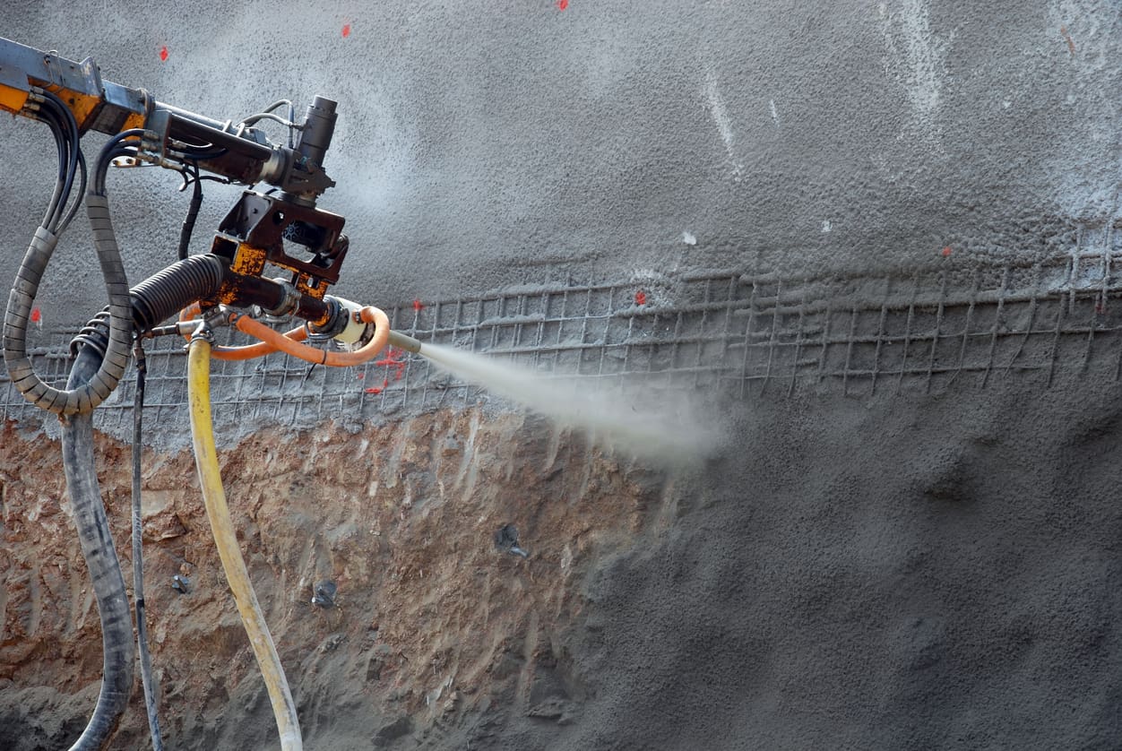 Shotcrete stabilization